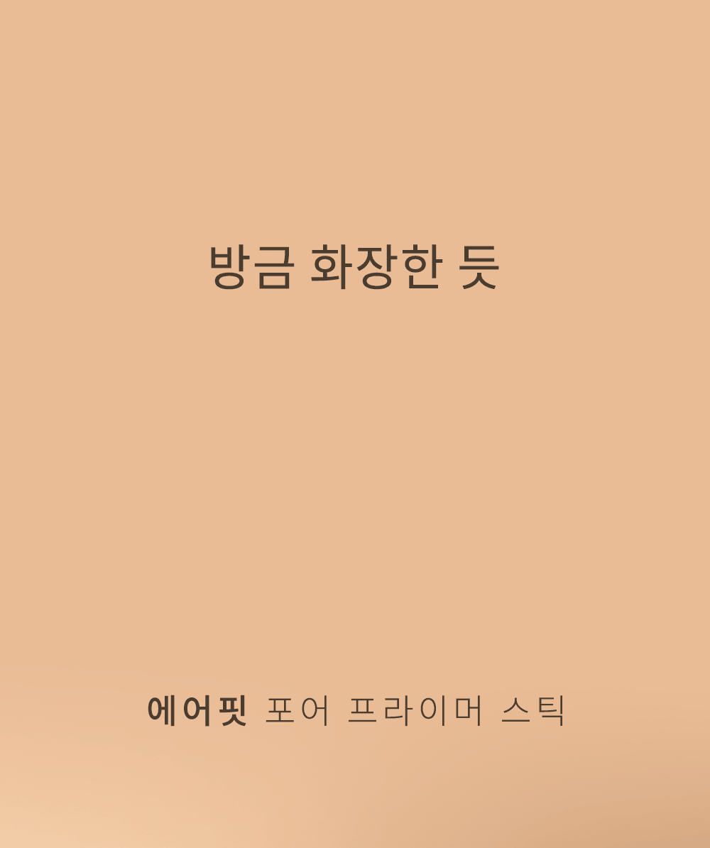 방금 화장한 듯 유분삭제 에어핏 포어 프라이머 스틱