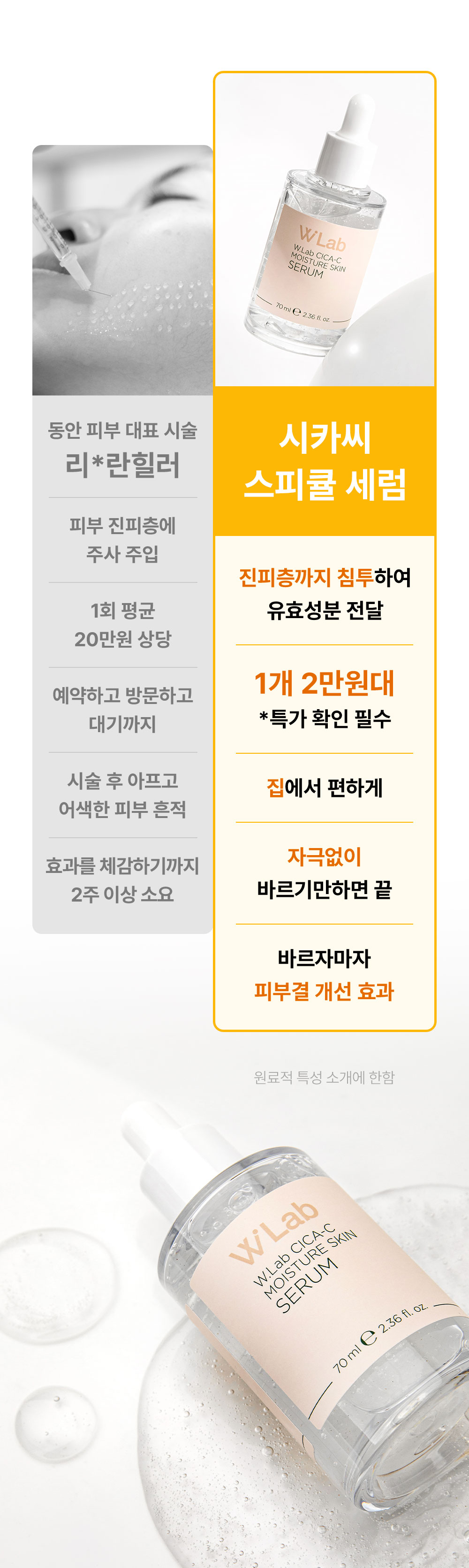 시카씨 스피큘 세럼 비교