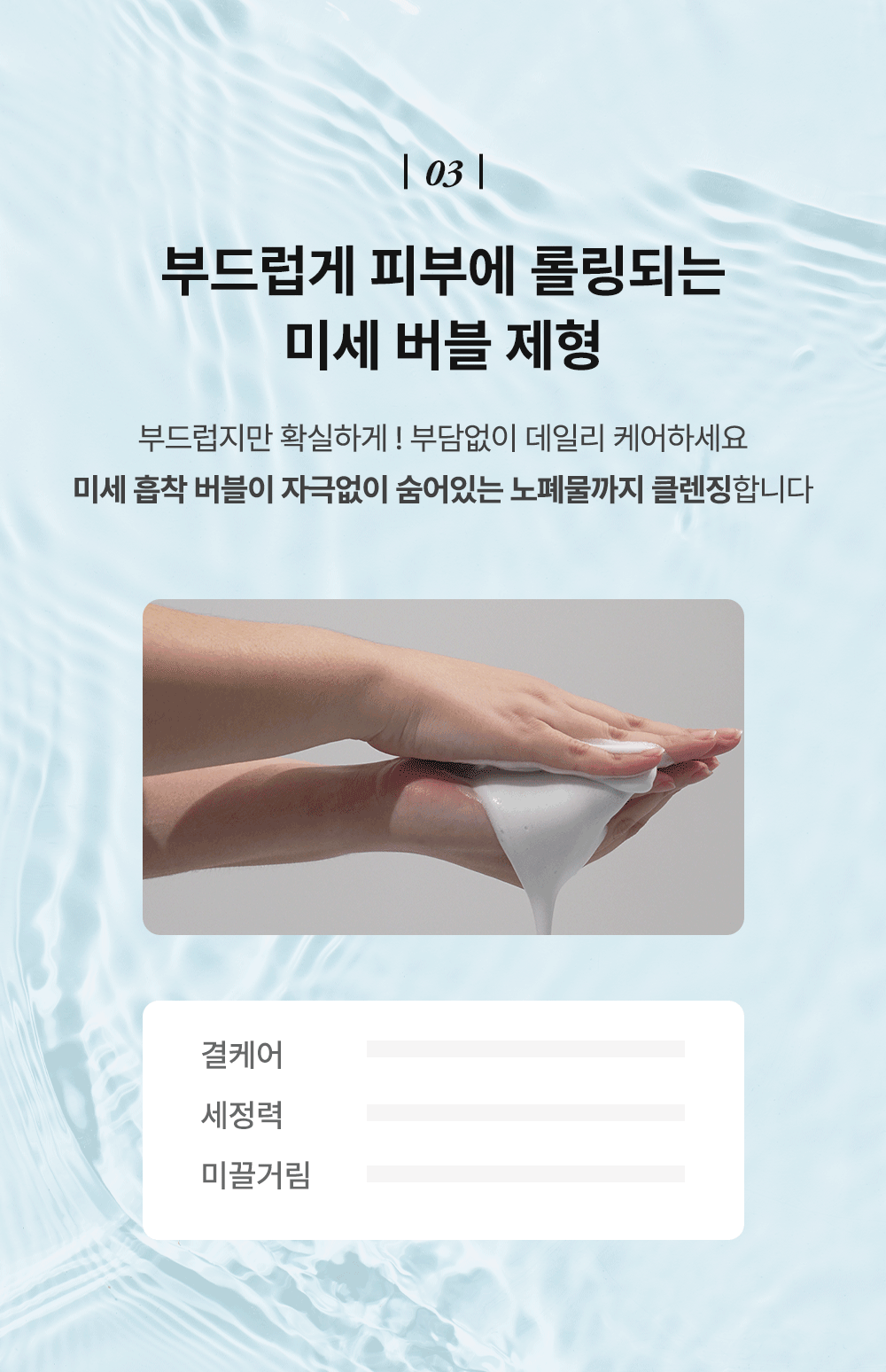 미세 버블 제형